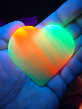 Load image into Gallery viewer, Rainbow Onyx Glow Heart Large
