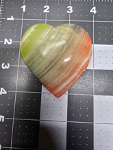 Load image into Gallery viewer, Rainbow Onyx Glow Heart Large