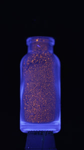Small glass bottle of Yooperlite dust -1oz of dust - great for DIY