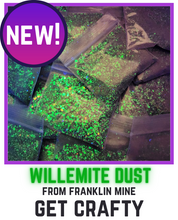 Load image into Gallery viewer, Willemite Dust 0.5 ounce bag