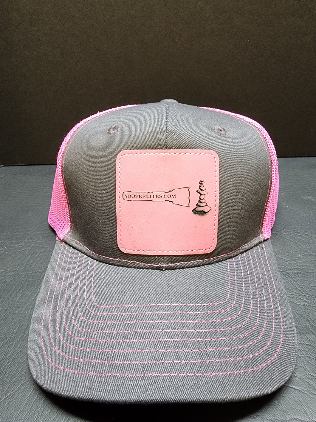 Yooperlites Pink Rockstack Hat