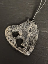 Load image into Gallery viewer, #27 Yooperlites Heart Semi Colon Necklace