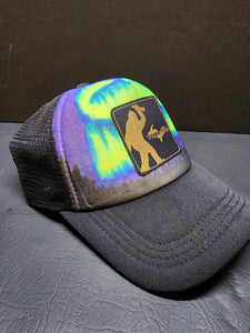 Yooperlites Custom Aurora Sasquatch Trucker Hat