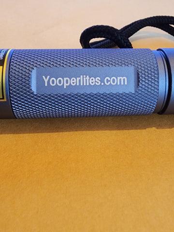 Yooperlites S2+ 365nm UV Flashlight Package - Anodized Blue