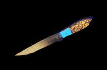 Load image into Gallery viewer, Yooperlite Demascus blade Knife #1