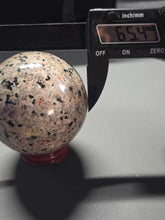 Load image into Gallery viewer, Yooperlites Sphere by Erik Rintamaki 2.57 inch 13.9ounces