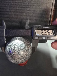 Yooperlites Sphere by Erik Rintamaki 2.26 inch 9.9 ounces