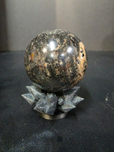 Load image into Gallery viewer, "TIGER FIRE" Yooperlites Sphere by Erik Rintamaki