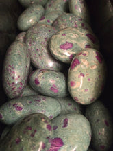 Load image into Gallery viewer, Ruby in Fuschite Palm Stone