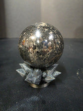Load image into Gallery viewer, "TIGER FIRE" Yooperlites Sphere by Erik Rintamaki