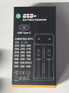 2 Slot USBC Charger for 18650 ect.. batteries Yooperlites 2 Slot USBC Charger for 18650 ect.. batteries Yooperlites
