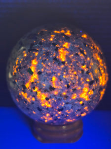 Yooperlites Sphere by Erik Rintamaki 2.57 inch 13.9ounces