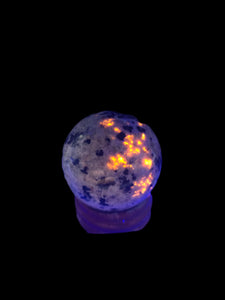 Yooperlite Sphere by Erik Rintamaki 1.53 inch 2.9 ounce