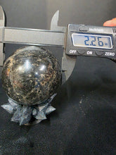 Load image into Gallery viewer, "TIGER FIRE" Yooperlites Sphere by Erik Rintamaki