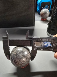 Yooperlites Sphere by Erik Rintamaki 2.07 inch 7.6 ounces