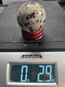 Yooperlite Sphere by Erik Rintamaki 1.53 inch 2.9 ounce