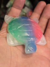 Load image into Gallery viewer, Small Rainbow Onyx Turtle