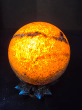 Load image into Gallery viewer, "EYE OF THE STORM" Yooperlites sphere by Erik Rintamaki
