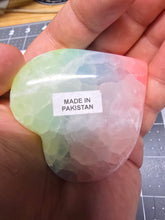 Load image into Gallery viewer, Rainbow Onyx Glow Heart Large
