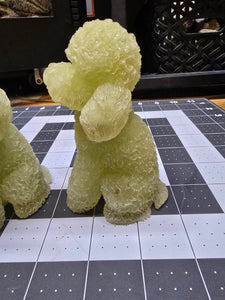 5 inch Glow in the Dark Poodle Dog