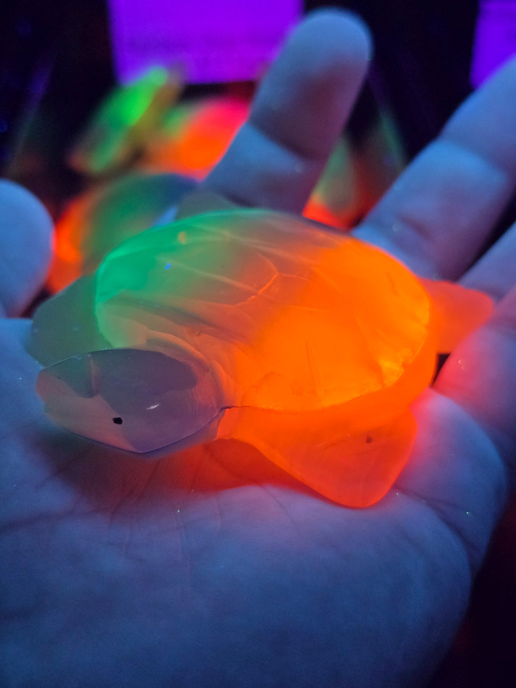 Small Rainbow Onyx Turtle