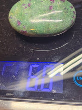 Load image into Gallery viewer, Ruby in Fuschite Palm Stone