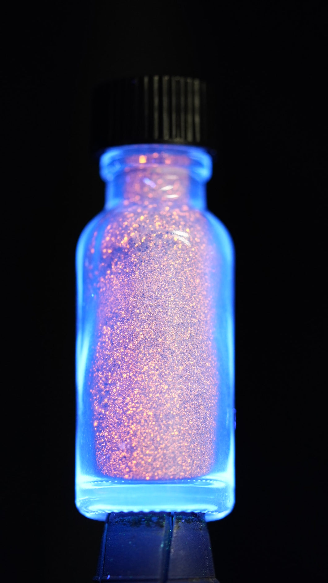 Small glass bottle of Yooperlite dust -1oz of dust - great for DIY