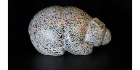 Yooperlites Radiant Bear #4 - Custom Zuni Carving - Brian Yatsattie