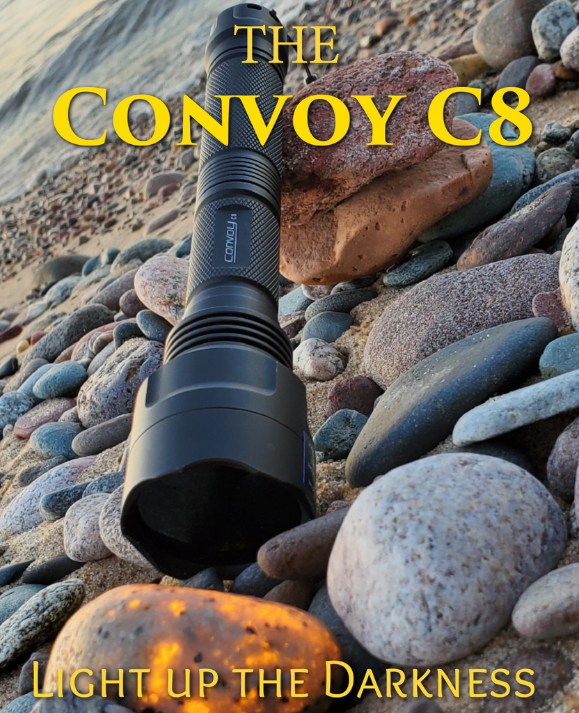C8 Convoy Longwave 365nm Filtered UV Flashlight - Yooperlite C8 Convoy Longwave 365nm Filtered UV Flashlight - Yooperlite